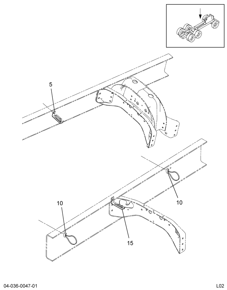 BOC HOSE ROUTING & CLIP INSTL; BRAKE 3/3
