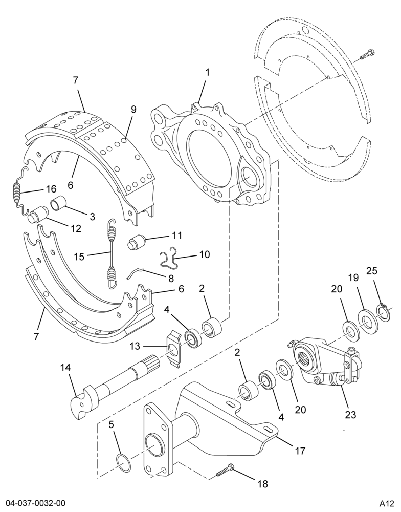 ..BRAKE GROUP FRT LT 16.5X5.0 Q+ (Intl. 3592042C91)