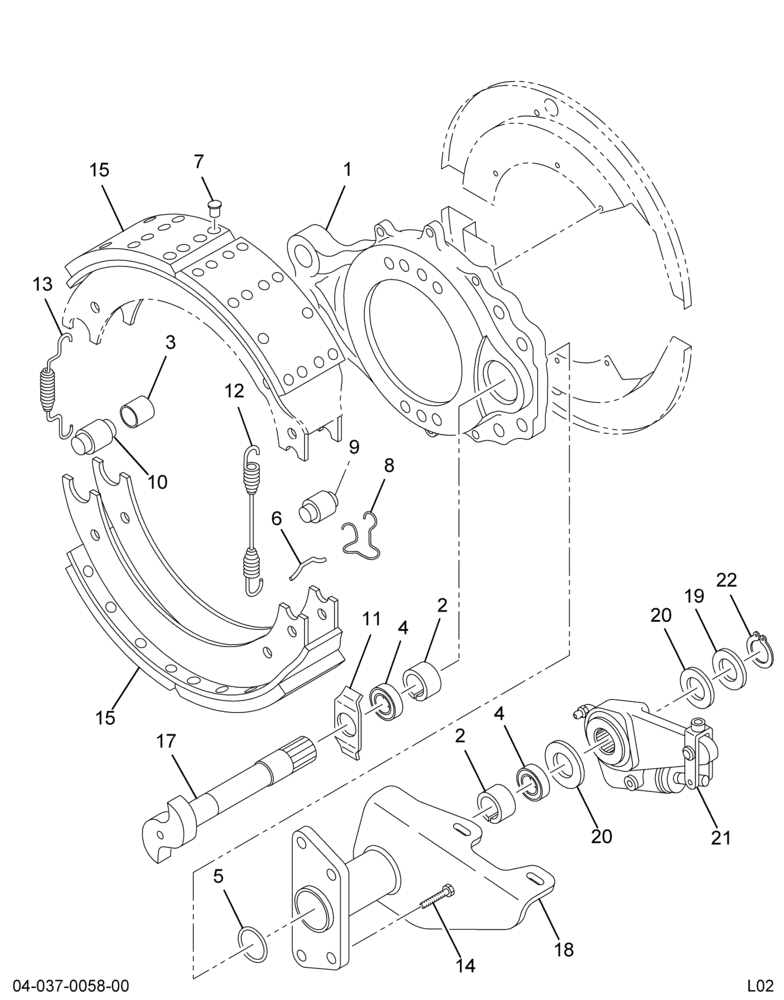 ..BRAKE GROUP FRT LT*15.0X4.0 Q+ (Eng. 4C4O-2011-NA)