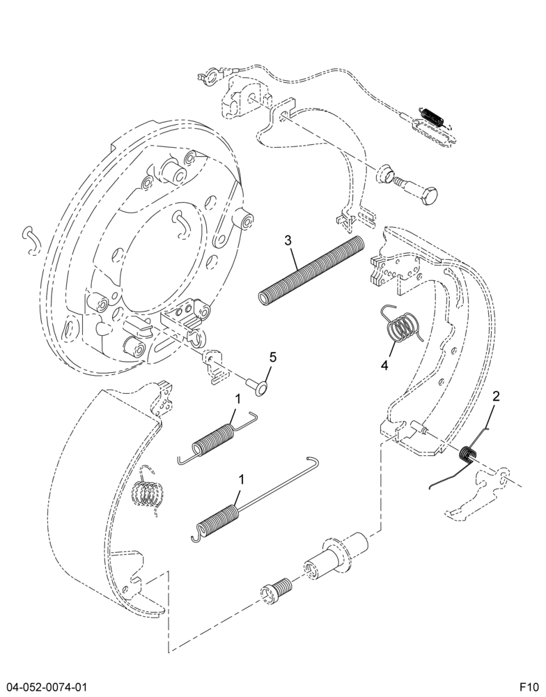 ......KIT PRK BRK SPRING (4C4Z-2A225-A)