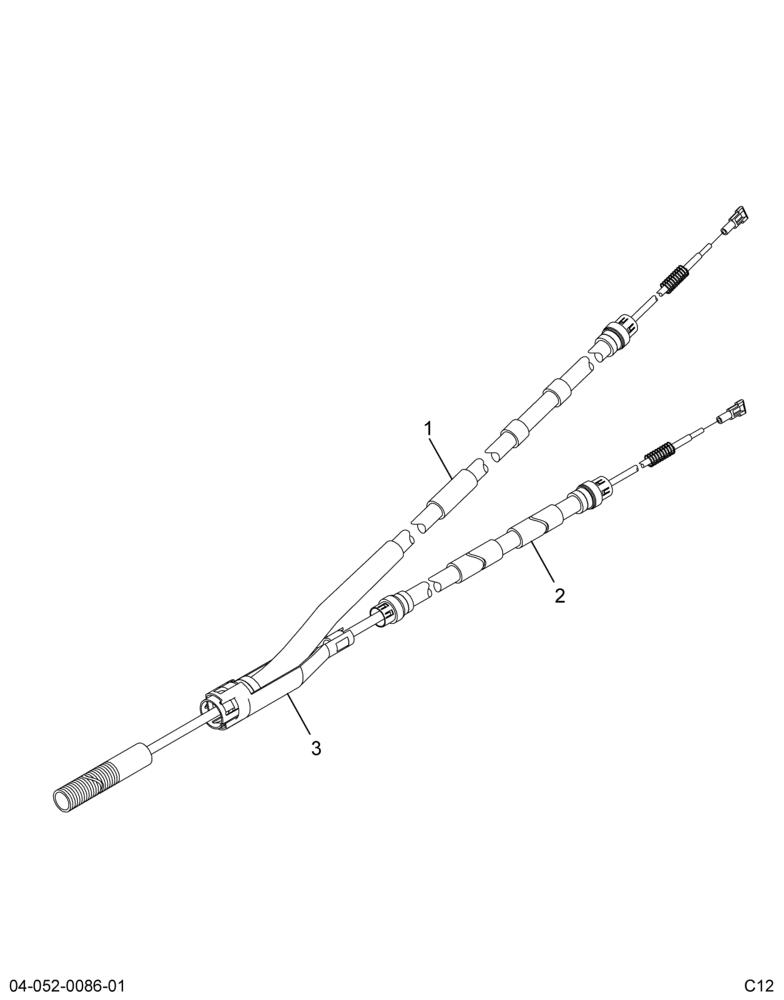 ..CABLE,PARKING BRAKE , (Intl. 3615378C92)