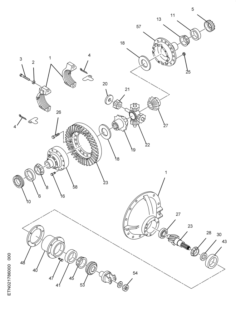 ....DIFFERENTIAL RR 2.85 14AGH (4C4Z-4200-C61)