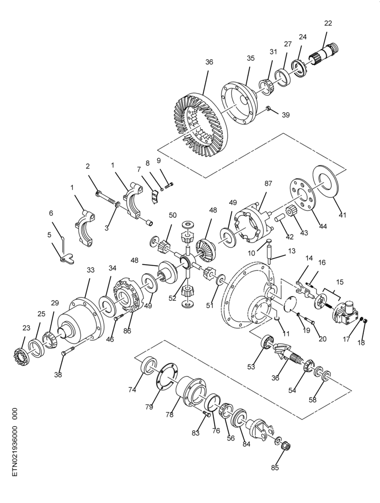 ....DIFFERENTIAL R 3.90/5.32 14CEV (5C4Z-4026-BA)
