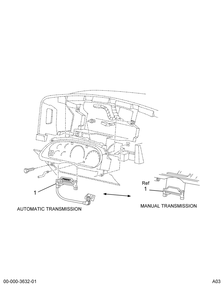 ..INST PANEL CVR-TRANS CTL (F65Z-7B100-AA)