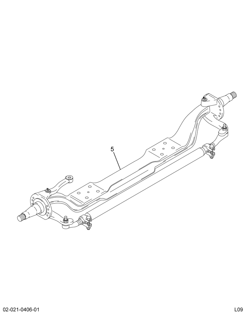 FRT AXLE ASM; MERITOR 14K BLUE DIAMOND