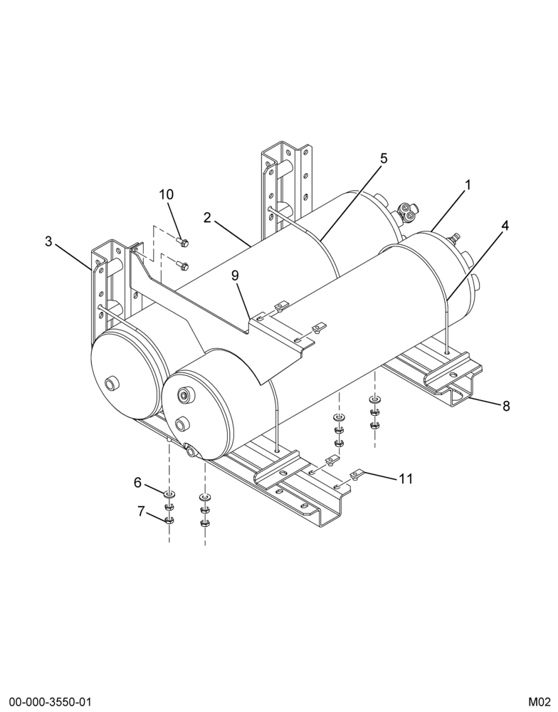 ..BRAKE*AIR TANKS (Intl. 3581100F92)