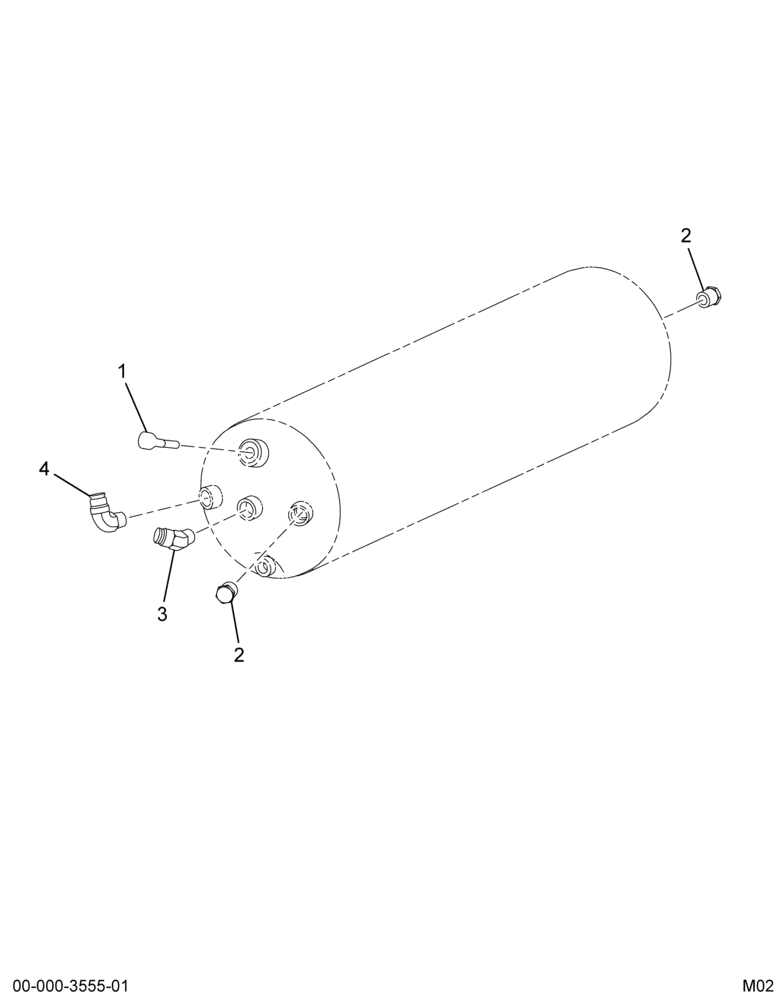 ..BRAKE, AIR TANK FTGS*PRIMAR (Intl. 3582068F91)