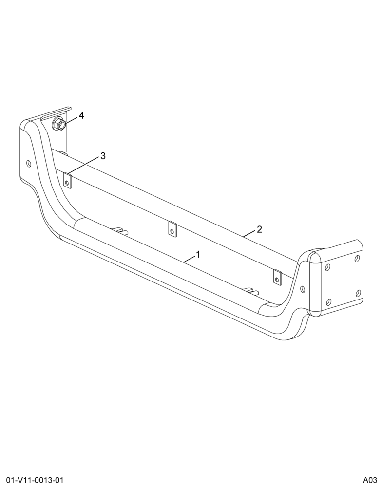 ..CROSSMEMBER  LOWER FRT XMBR AS (4C4Z-5019-CA)