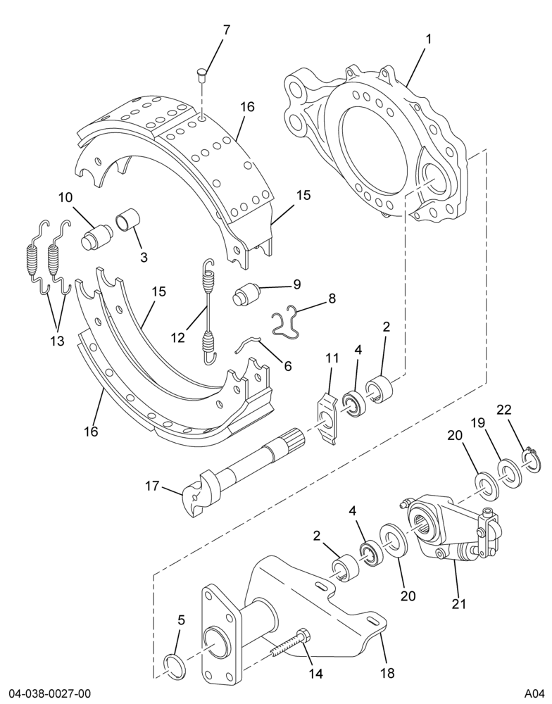 ..BRAKE GROUP FRT LT*15.0X4.0 Q+ (Eng. 4C4O-2011-LA)