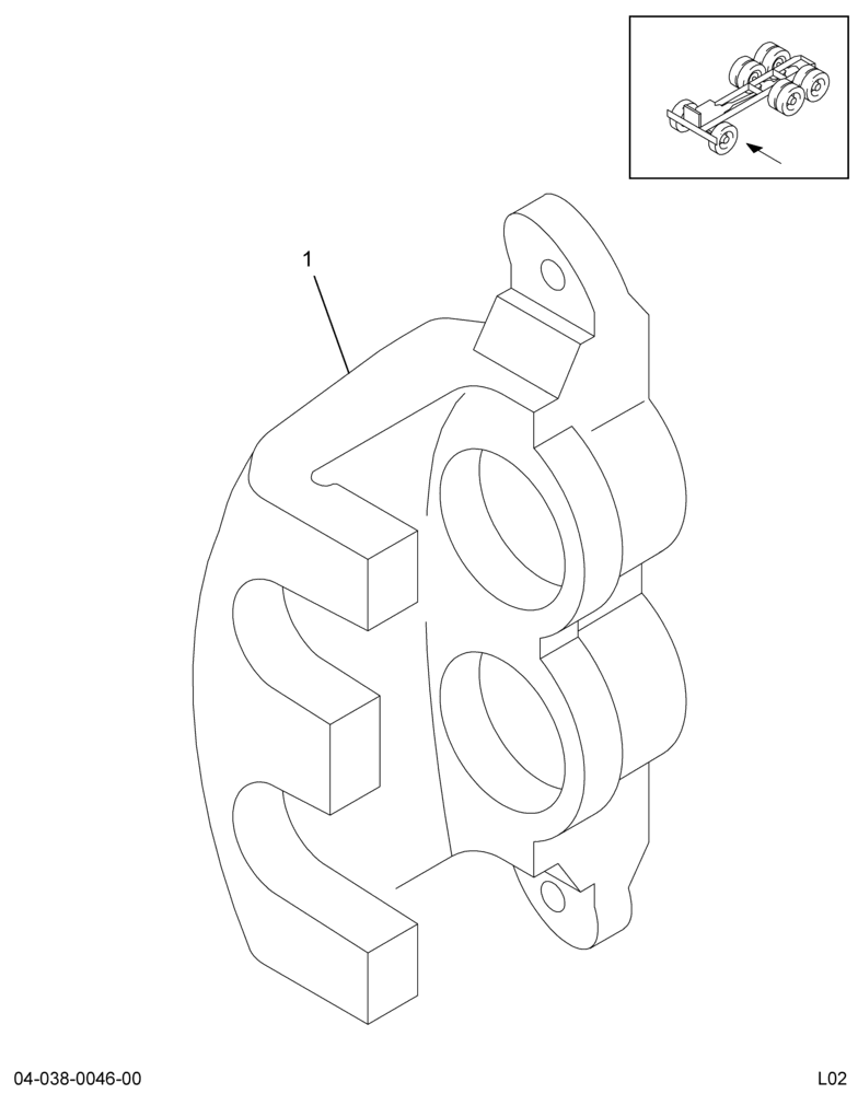 ..CYLINDER BK CALIPER*66 MM (Eng. 4C4O-2061-AB)