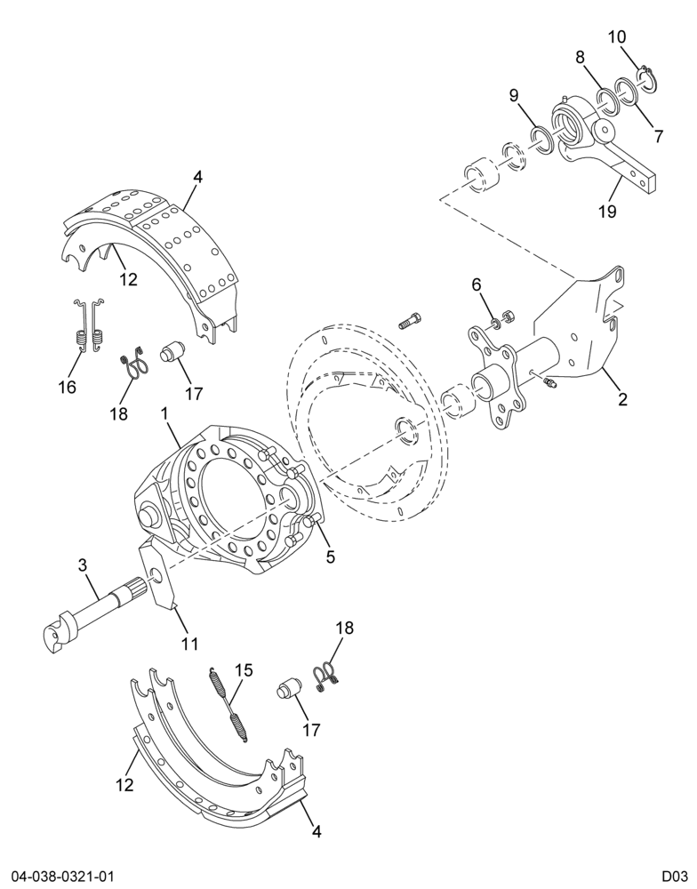 ..BRAKE GROUP REAR LT*16.5 X 7.0 (4C4Z-2209-C1)