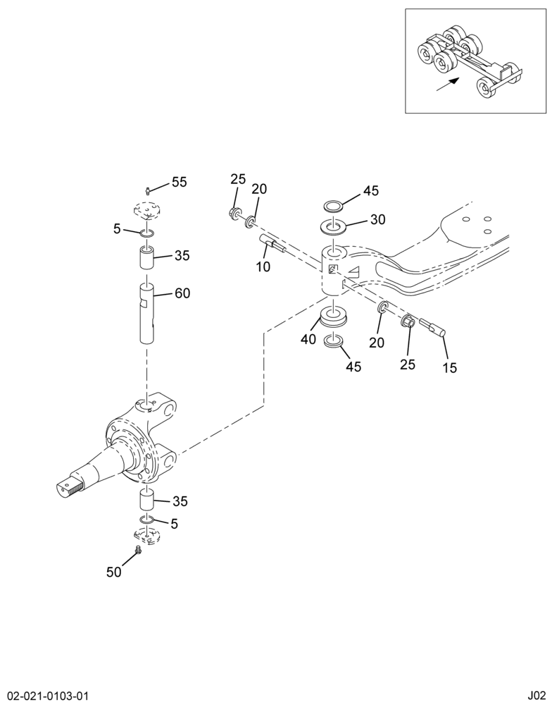 ....KIT KING PIN OVERHAUL (4C4Z-3111-CA)