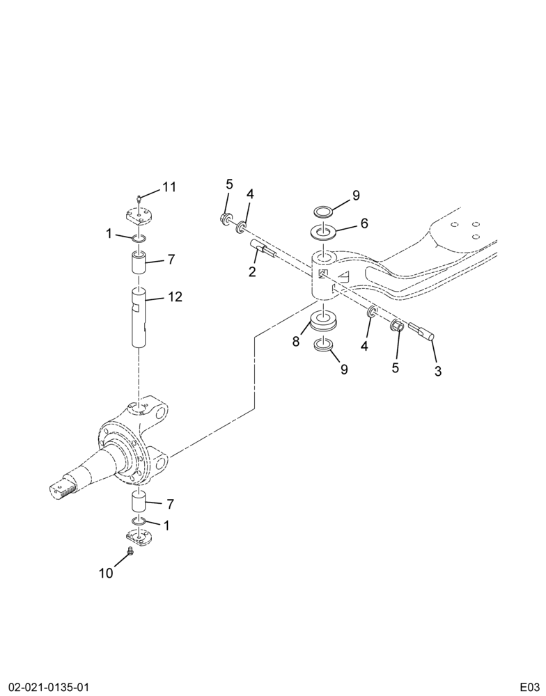 ....KIT KING PIN OVERHAUL STD (4C4Z-3111-AB)