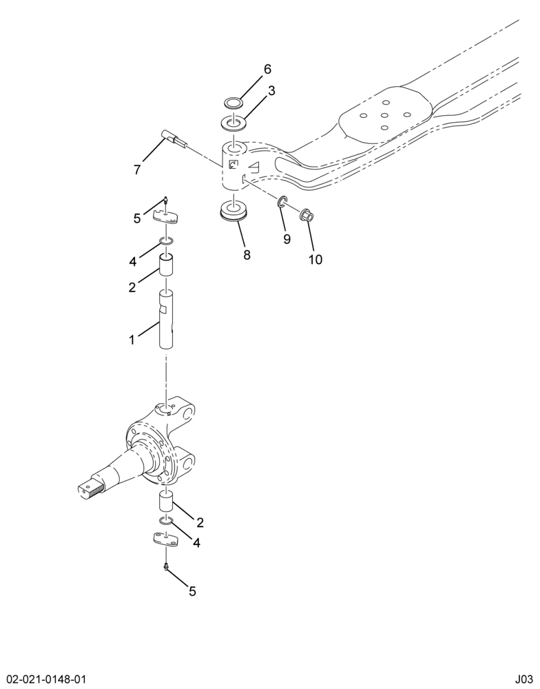 ....KIT-KING PIN O/HAUL STD D850 (4C4Z-3111-BB)