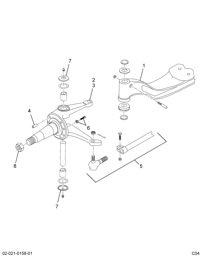 ..AXLE ASSY FRT 02AGM ABS LWB (Intl. 3580615C91)