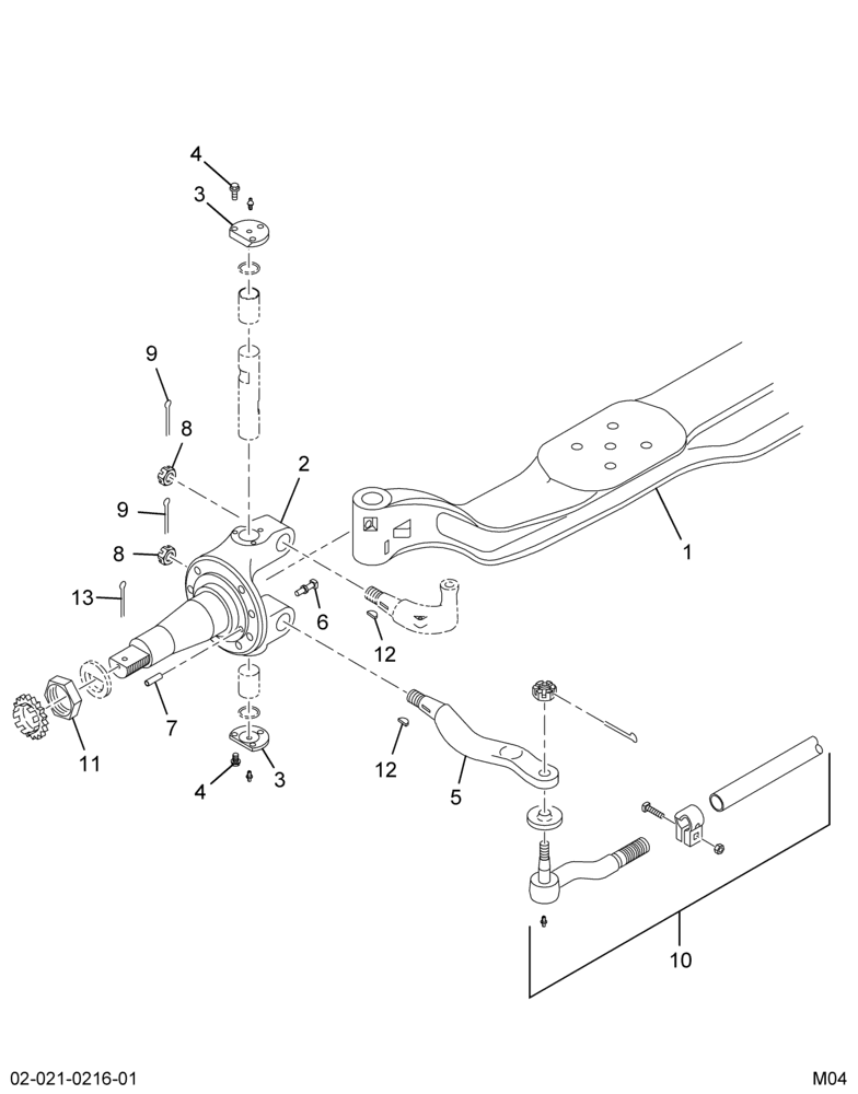 ..AXLE ASSY FRT 02AGL I-132SG (Intl. 3573200C91)