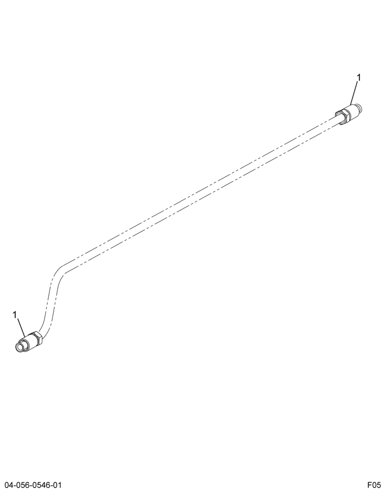 ..TUBE HPB TO RIGHT REAR (Intl. 3609563C2)