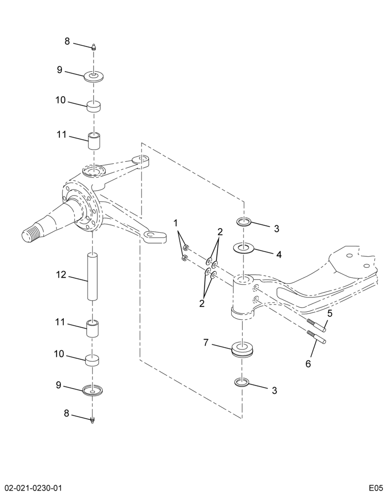 ....KIT-KING PIN GARLOCK E1462I (Intl. ETN0328349)