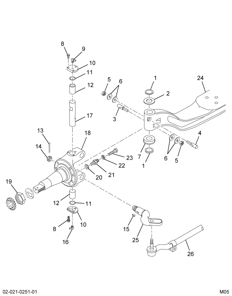 ..AXLE ASM  FRT 02ADC SH WB HYD (Eng. 4C4O-3010-AA)