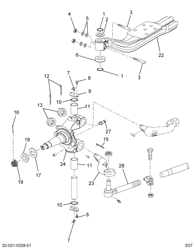 ..AXLE ASSY FRT 02ADZ D700N 7K (Eng. 6E7O-3010-AA)