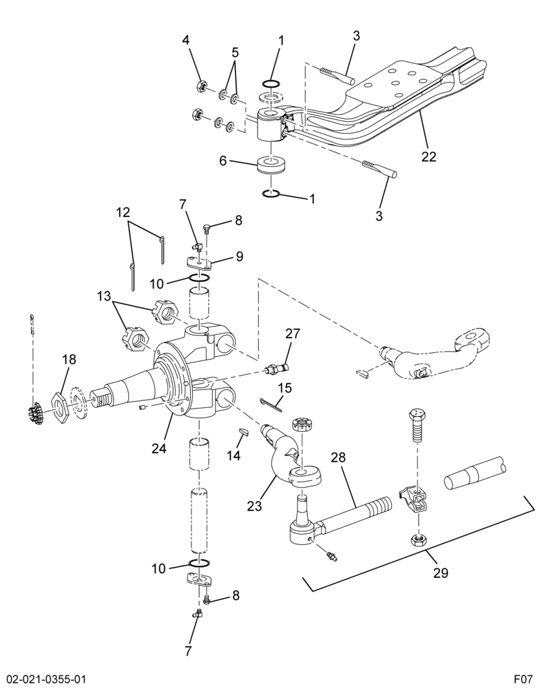 ..AXLE ASSY FRT 02AGN D600N 6K (Eng. 6E7O-3010-FA)