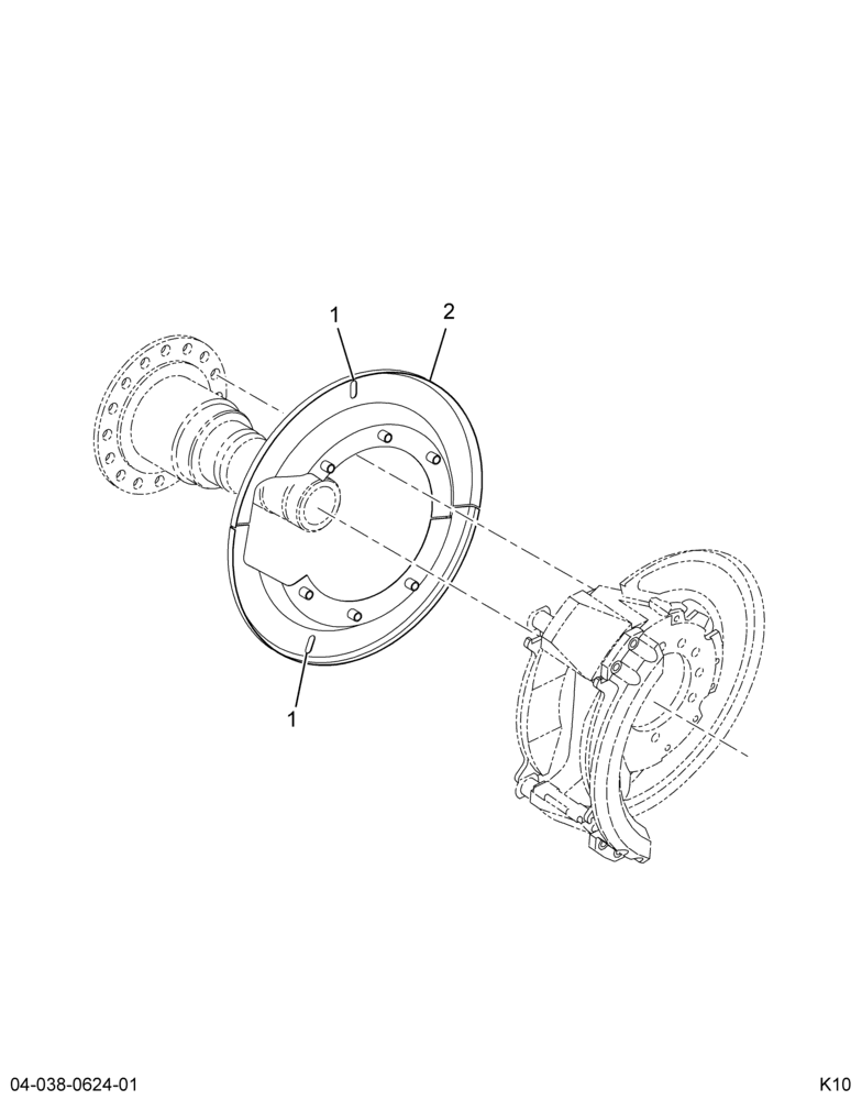 ..BRAKE DLM BRAKE ASM DIH PARK (8C3Z-2209-B)