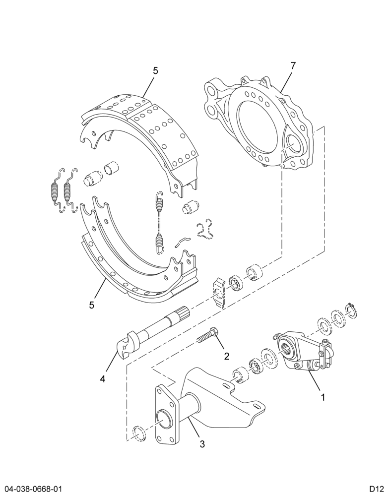 ..BRAKE GROUP REAR RT*16.5X7 Q+ (Intl. 3562548C91)