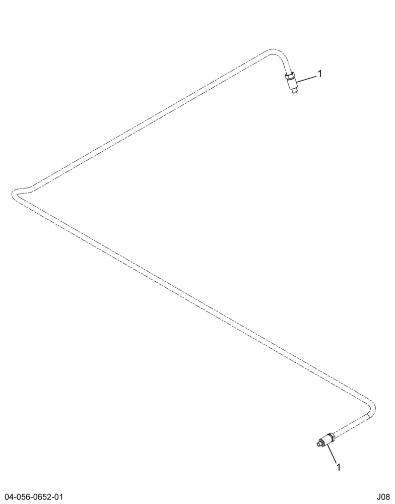 ..TUBE UNION TO REAR CROSSOVER (Intl. 3573795C2)