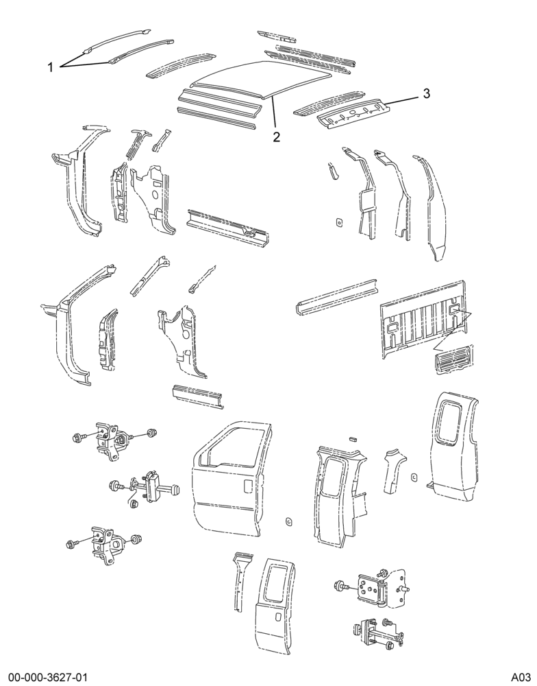 ..PANEL ROOF PANEL ROOF ASSY CRE (4C4Z-3650202-FA)