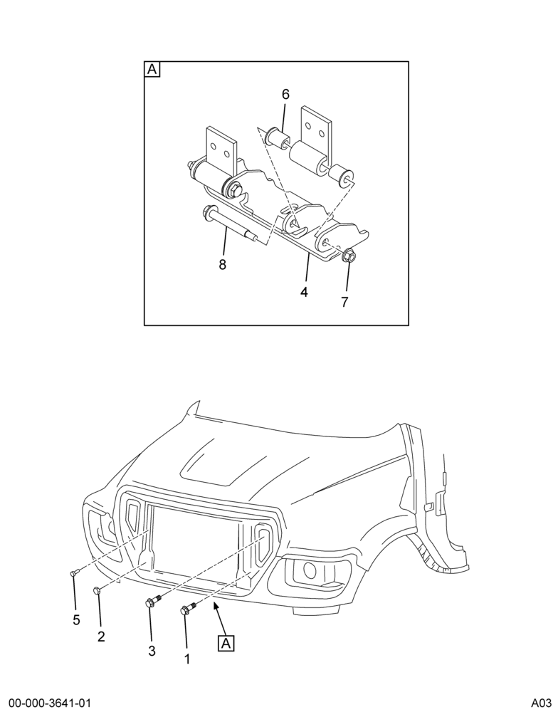..HOOD ASM*HOODED ASSY (4C4Z-16612-CA)
