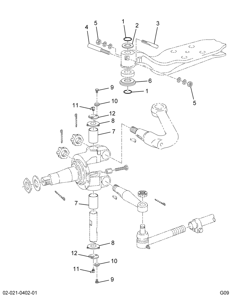 ....KIT KING PIN OVERHAUL STD 13K (BC4Z-3111-C)