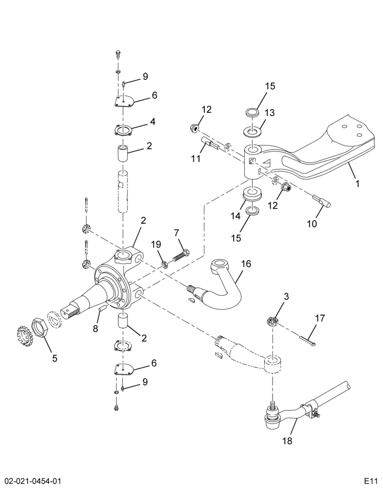 ..AXLE FRT L/BK 8.5K 02ATP MERIT (Intl. 3729240C91)