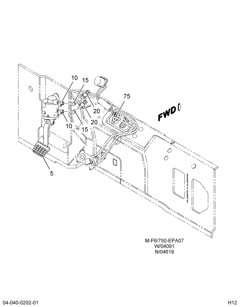 VALVE INSTL; AIR TUBING, BRAKE, CAB INSIDE 2/2