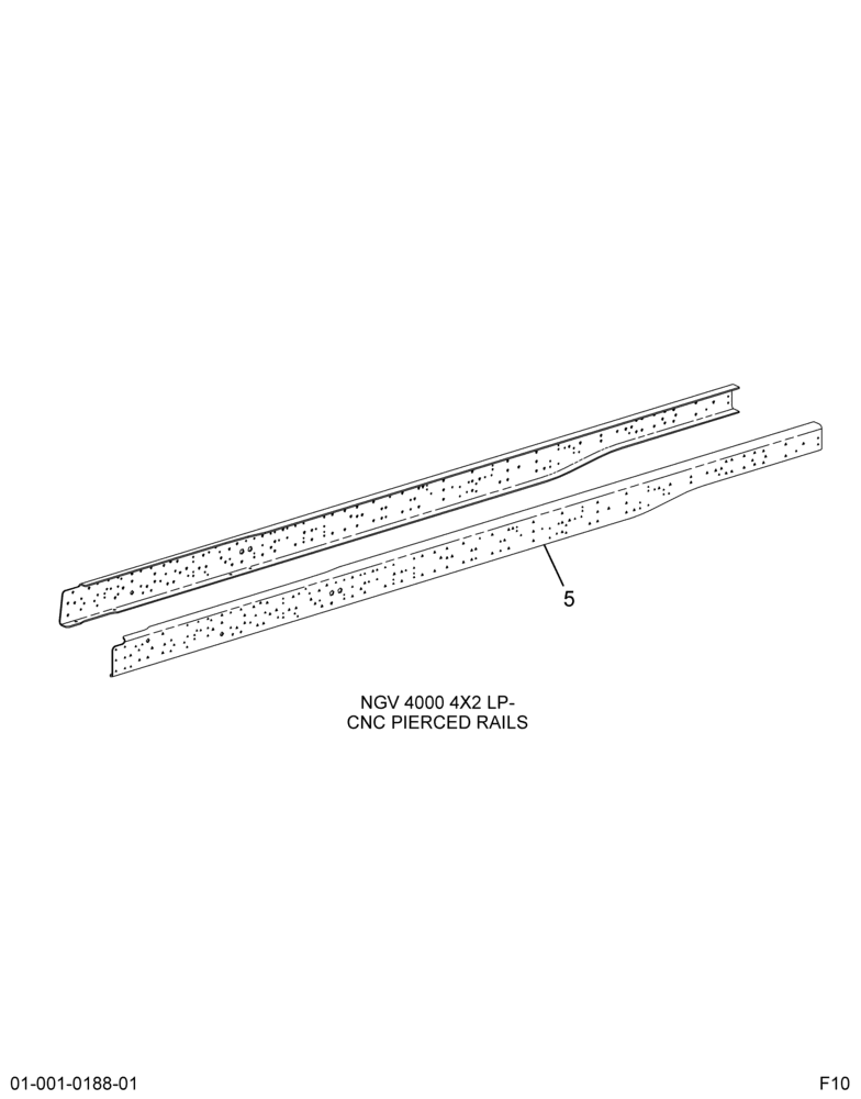 FRAME RAIL SIDEMEMBER; FOR JVCC, 9.5 THK, 80K