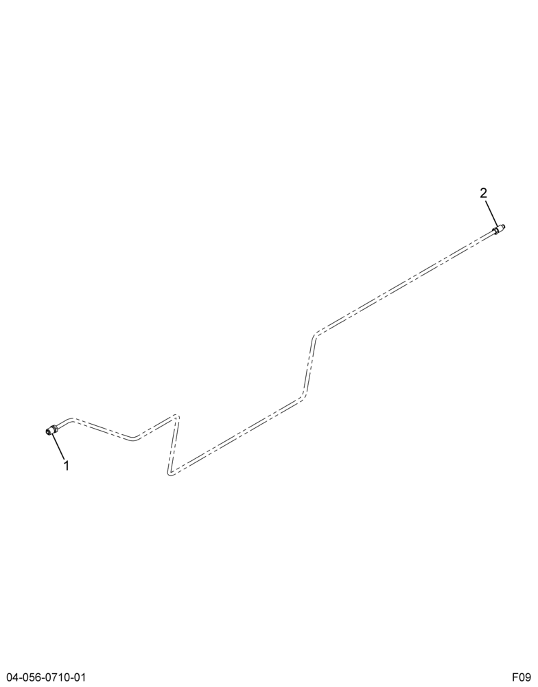..TUBE HYDRAULIC HPB TO UNION L (Intl. 6081212C4)