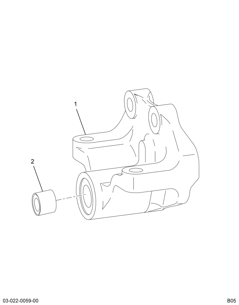 ..BRACKET FRT SPG RR W/BUSHING (4C4Z-5335-AA)