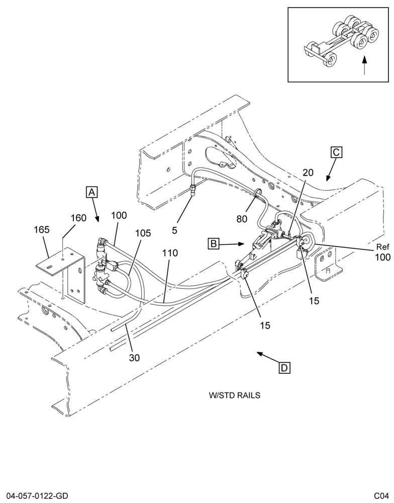 RR SUSP AIR TUBING INSTL 5/5