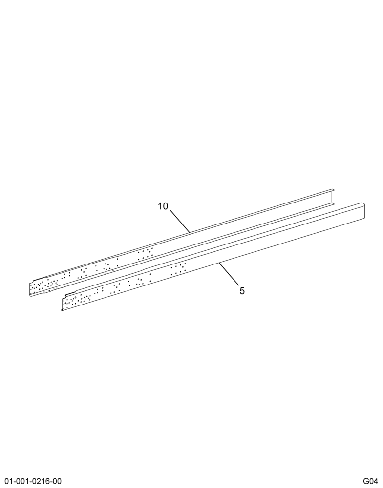 FRAME RAIL SIDEMEMBER; 8.0 (5/16") THK, 80K