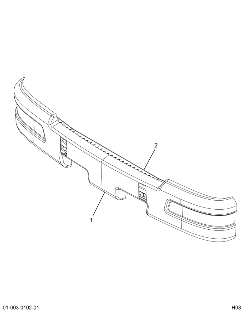 ..BUMPER,FRONT*ASSY (Intl. 3586576C91)