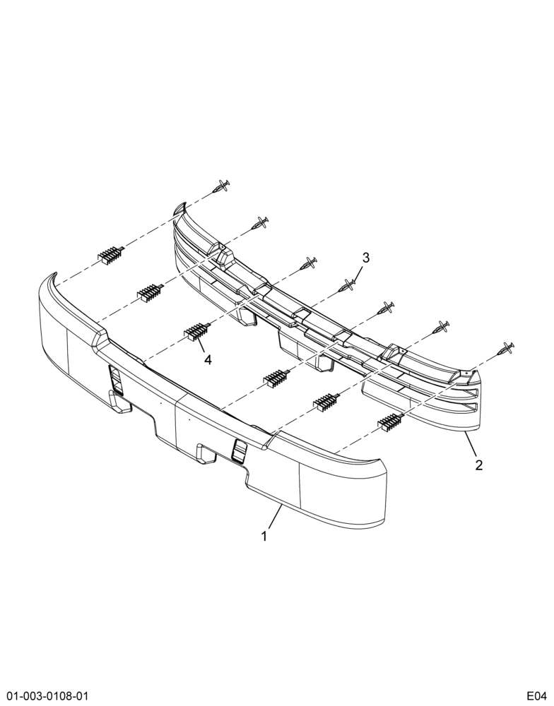 ..BUMPER FRONT  ASSY (6E7Z-17757-AA)