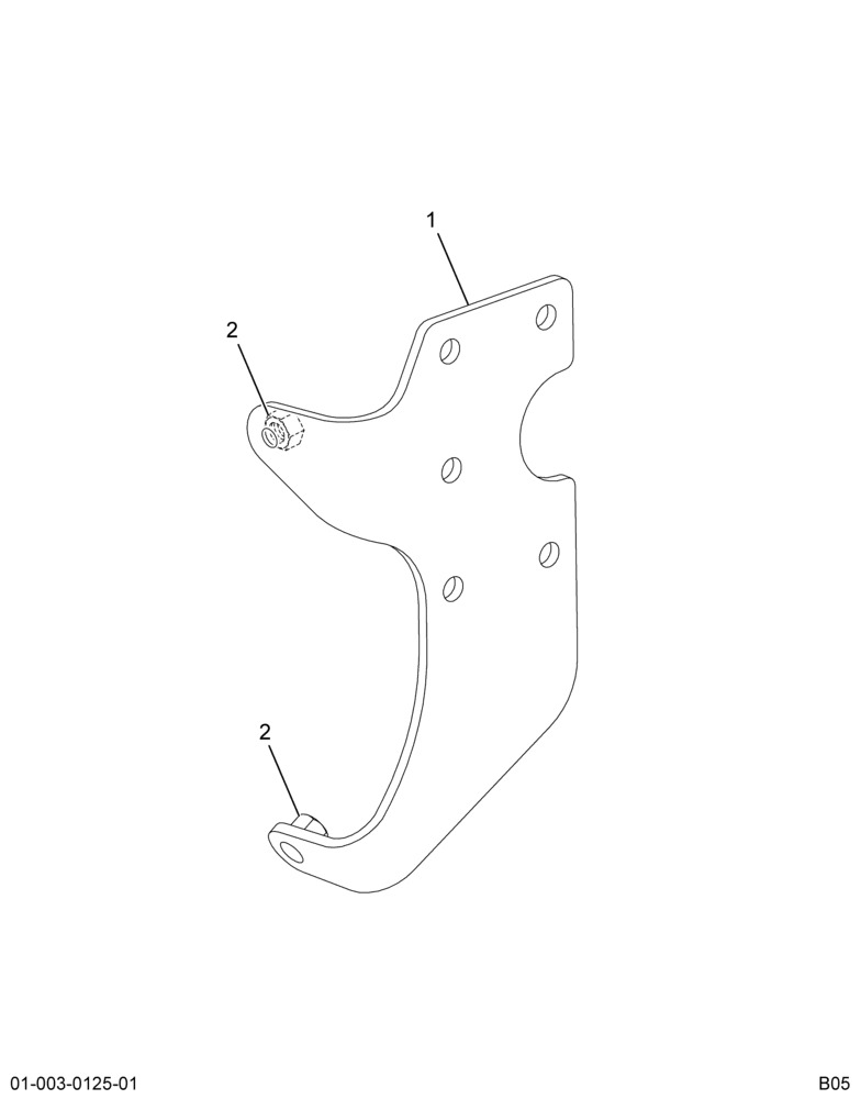 ..BRACKET FRONT BUMPER SUPT (4C4Z-17752-AA)