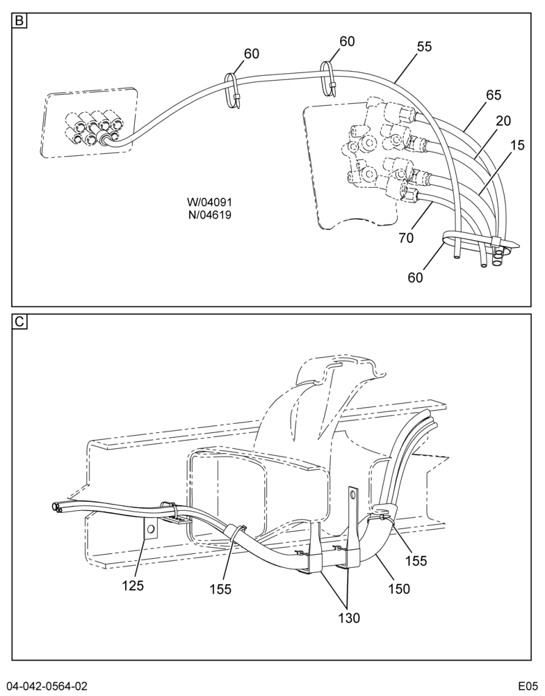AIR BRK TUBING INSTL; CTR SECT, JV 2/2