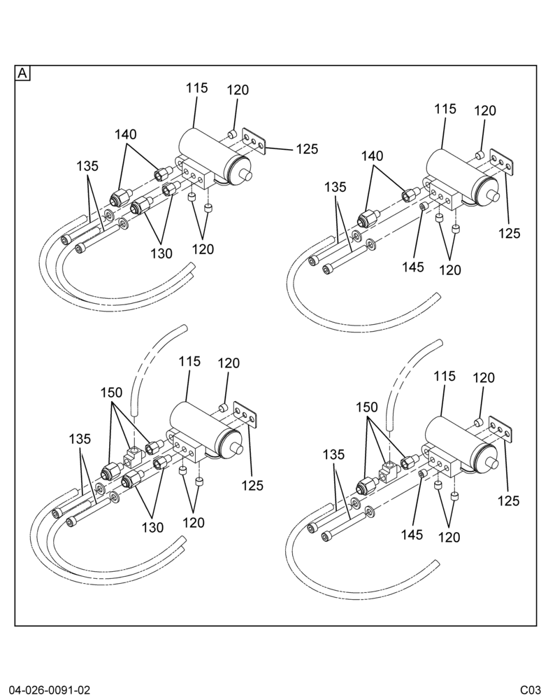AIR COMPSR & GOVERNOR INSTL 2/2