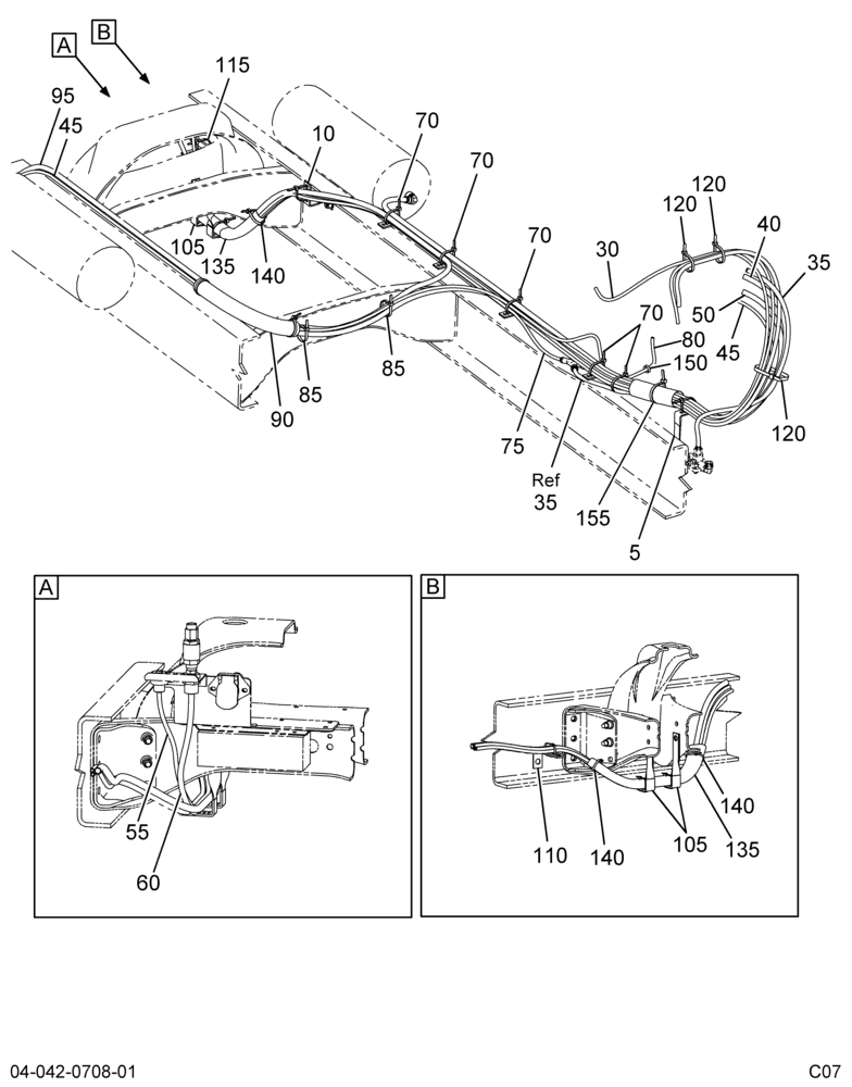 AIR BRK TUBING INSTL; CTR SECT
