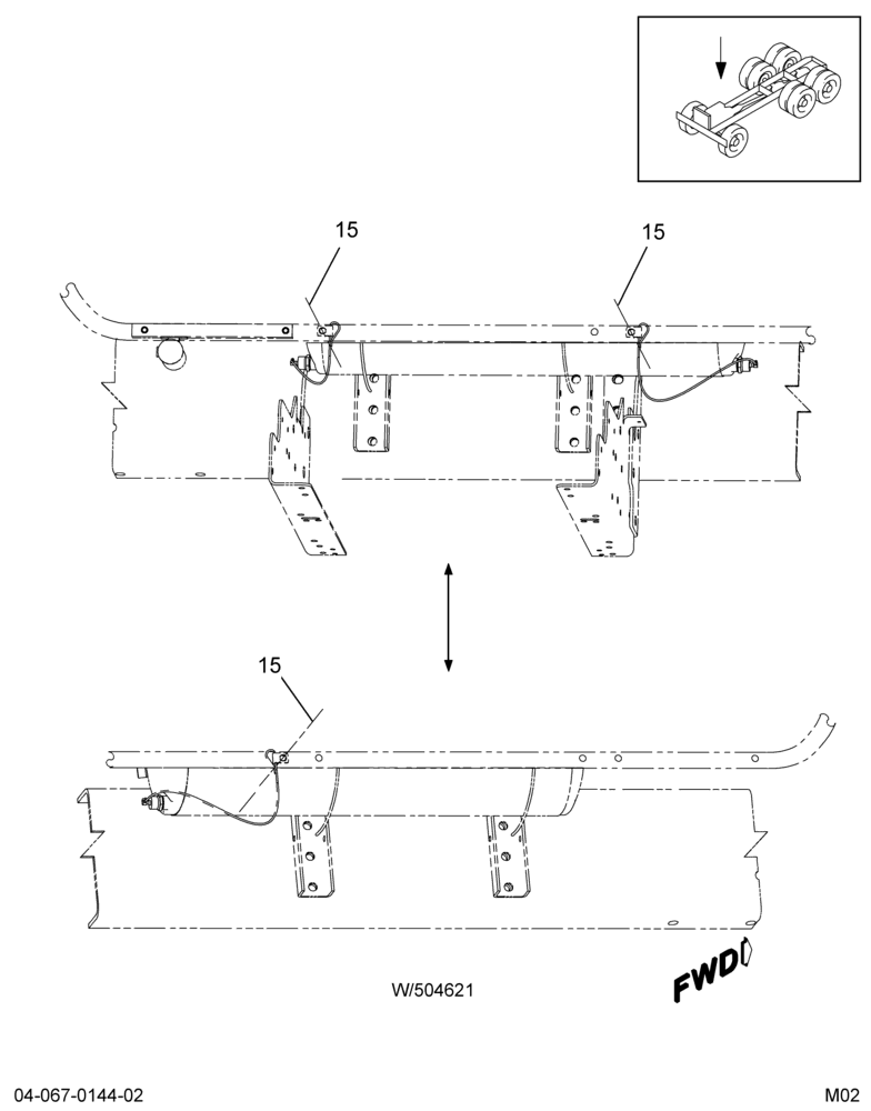 AIR TANK DRAIN VALVE INSTL 2/2