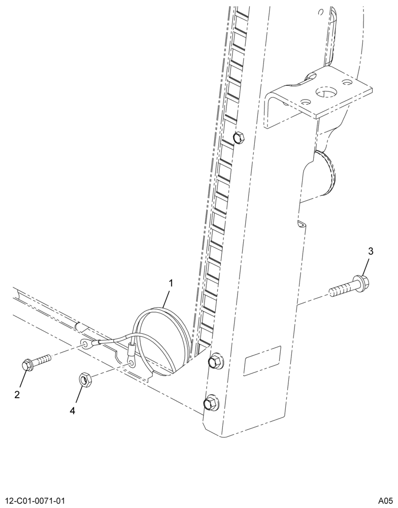 ......KIT GROUND STRAP (4C4Z-19A095-AA)