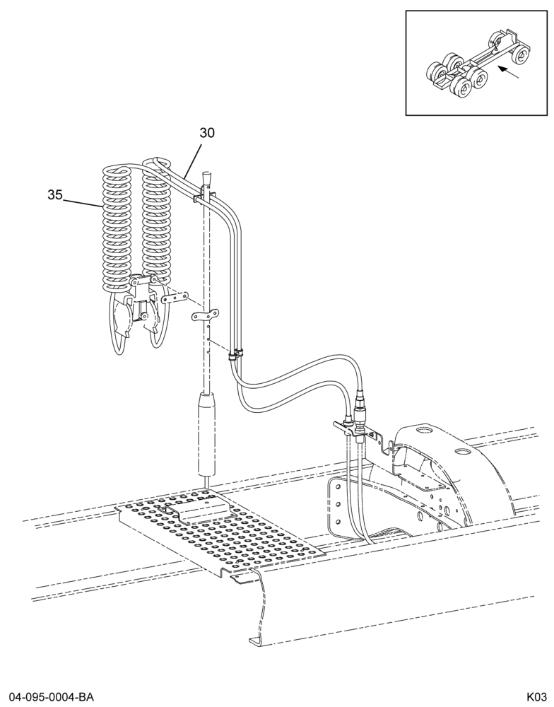 TRLR BRK HOSE ASM; FOR POGO STICK