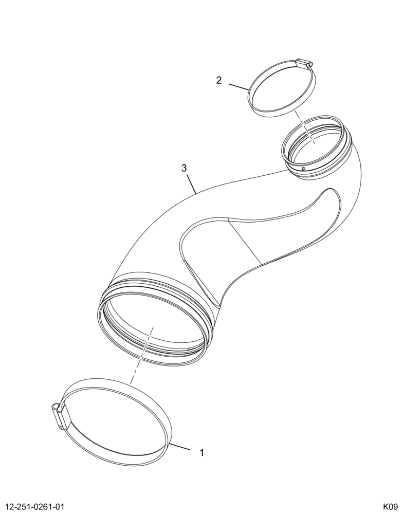 ..HOSE AIR CLEANER  HOSE AIR CLE (BC4Z-9B697-A)