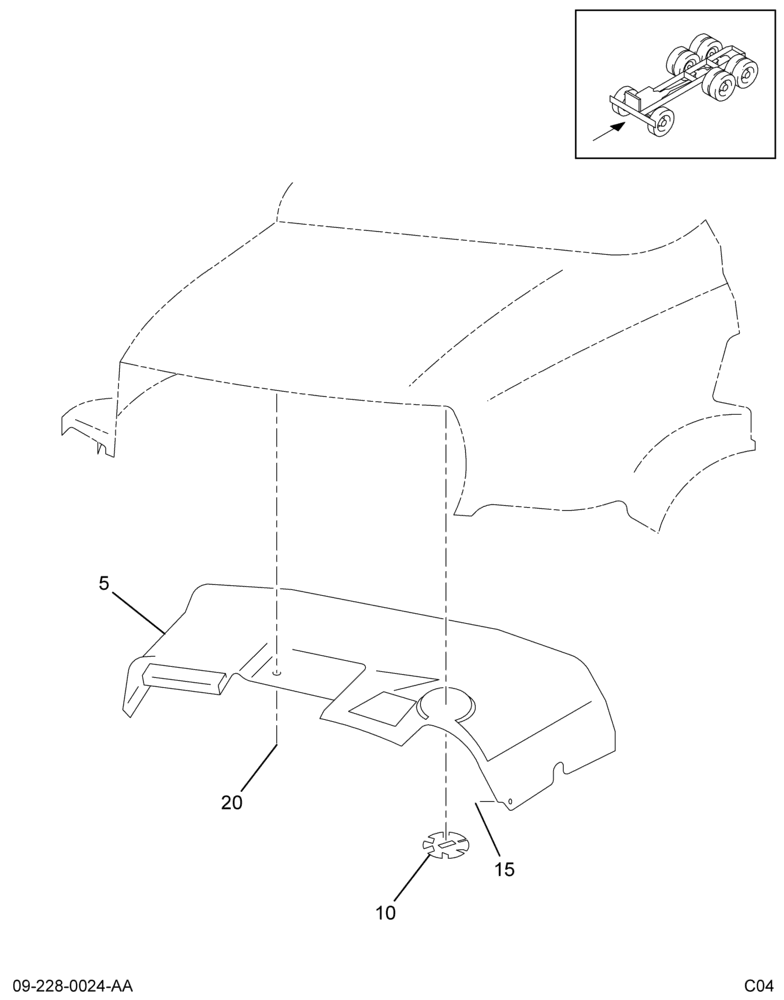 FRONT END SOUND INSULATION; HOOD