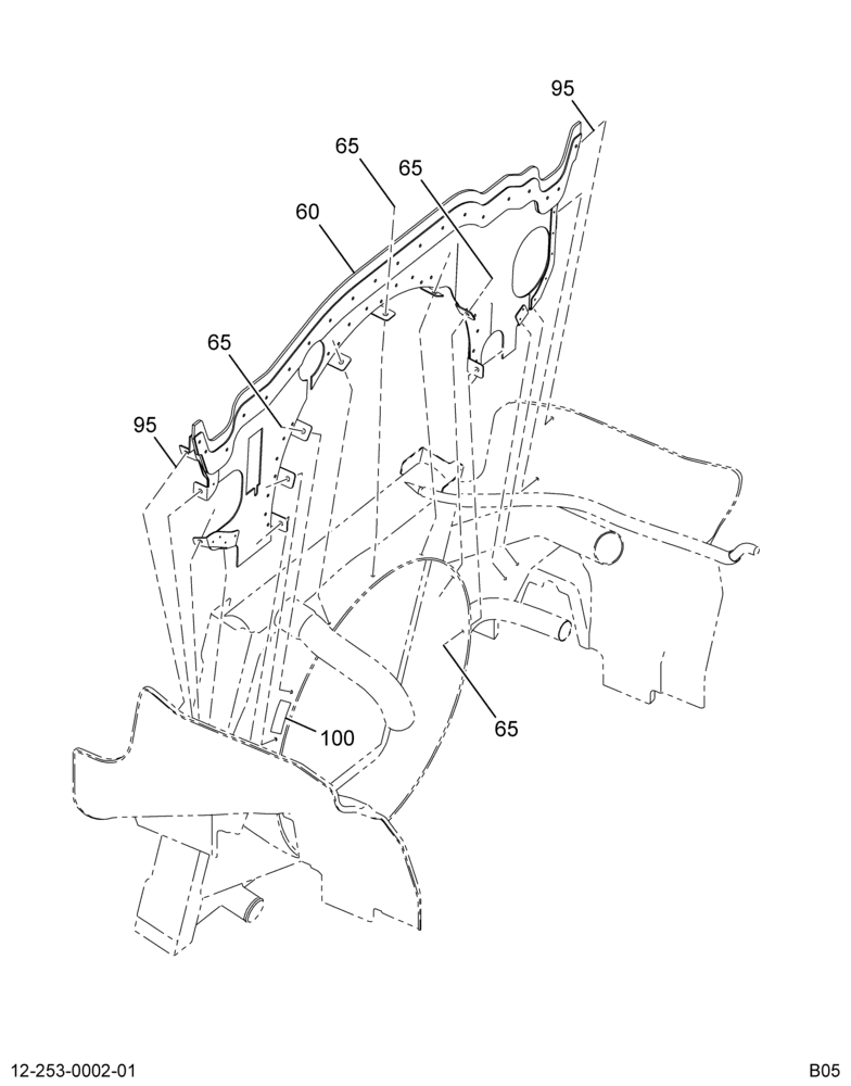AIR RECIRCULATION SEAL INSTL